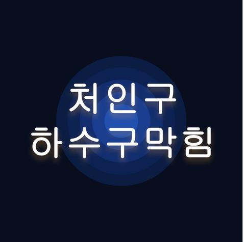 처인구 하수구막힘