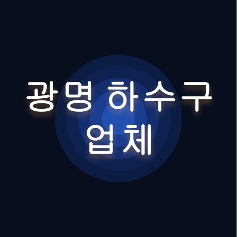 광명 하수구 업체 1652