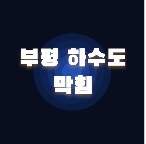 부평 하수도 막힘 1881