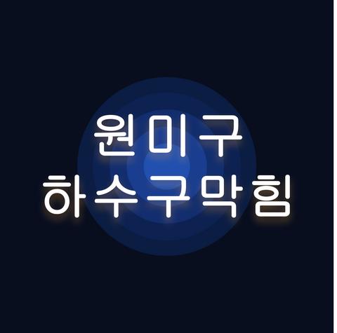 원미구 하수구막힘