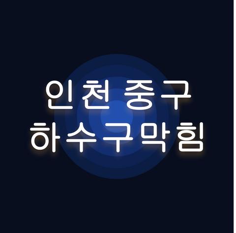 인천 중구 하수구막힘