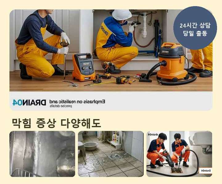 계양구 하수구 뚫음 내시경 관로 점검