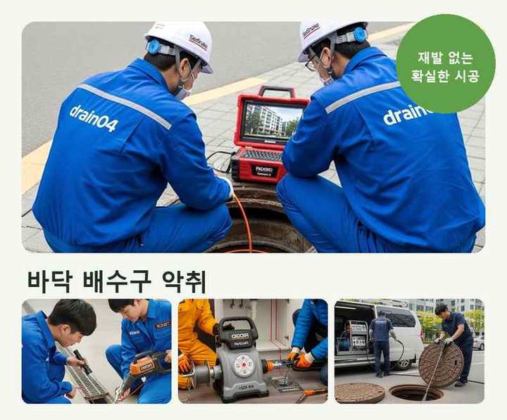 영등포구 하수도막힘 작업 현장